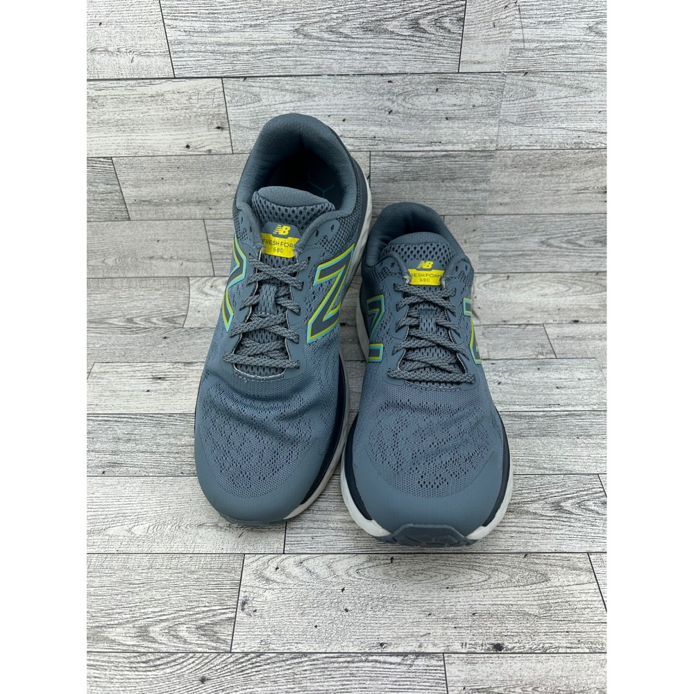 New Balance Fresh Foam 680v7 Men Running Shoes Gray Neon M680LL7 Size 8D